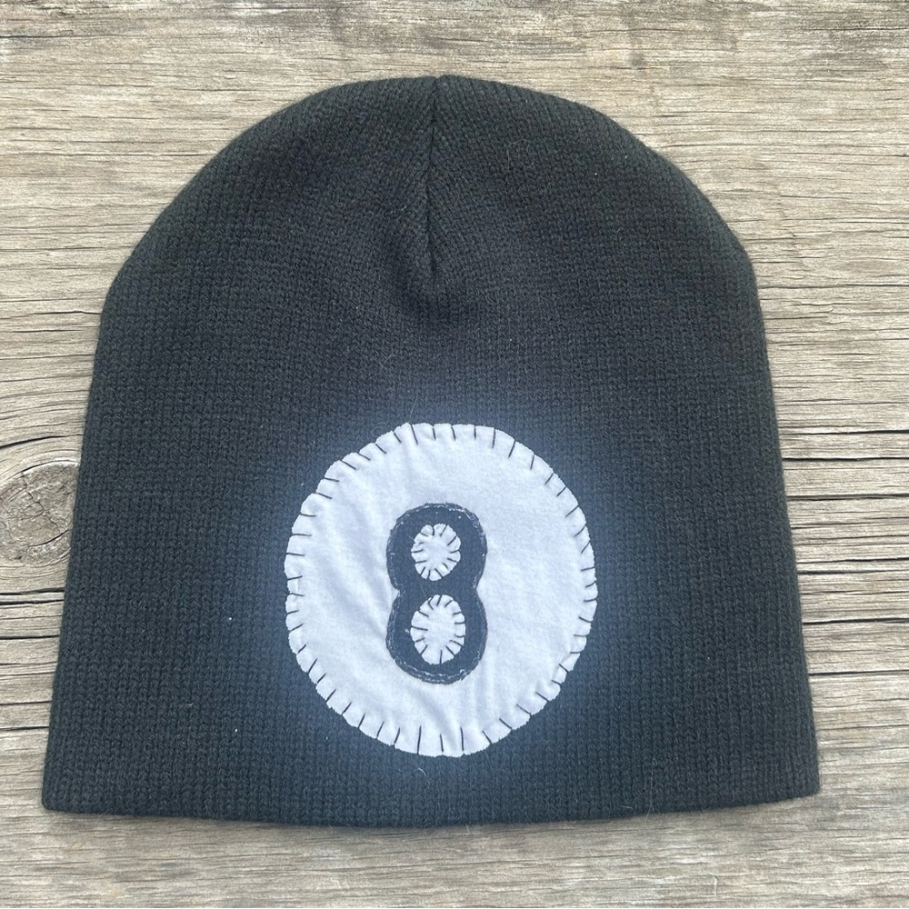 8 Ball Refashioned Beanie